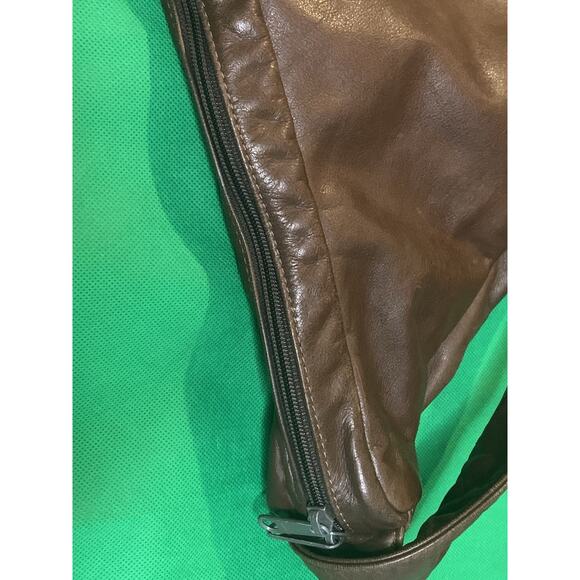 Ameribag Healthy Back Bag Brown Leather Teardrop Sling Multifunctional Vintage - Picture 6 of 7